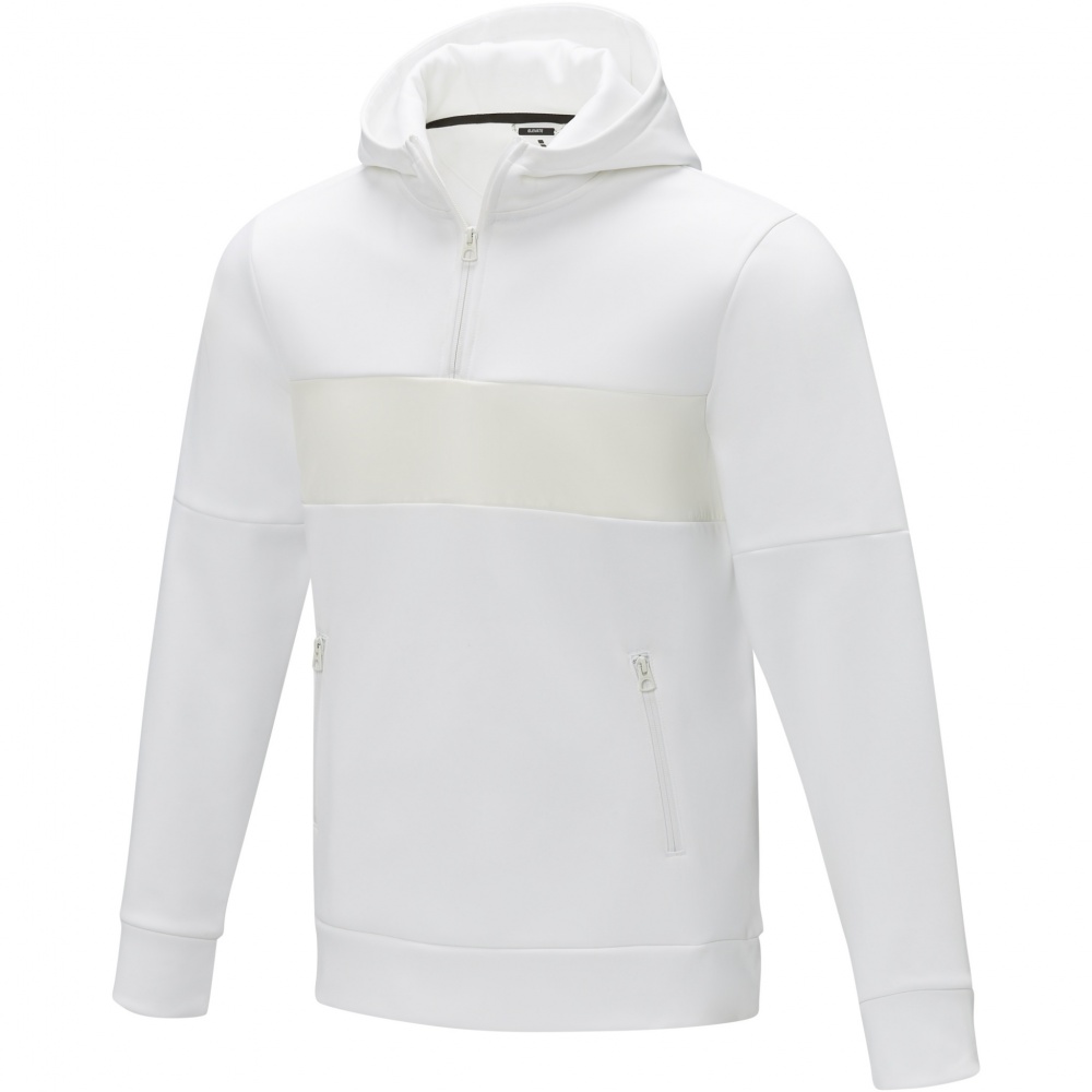 Logotrade advertising products photo of: Sayan men's half zip anorak hooded sweater