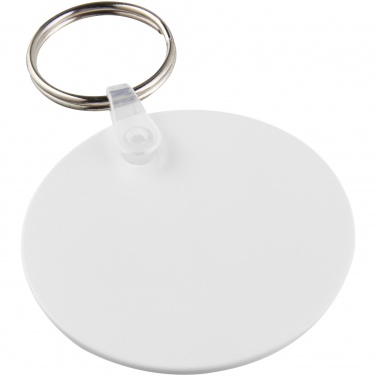 Logotrade business gifts photo of: Tait circle-shaped recycled keychain