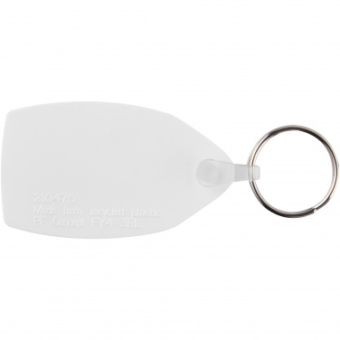 Logotrade promotional merchandise photo of: Tait rectangular-shaped recycled keychain