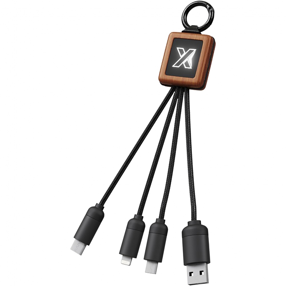 Logotrade advertising products photo of: SCX.design C19 wooden easy to use cable