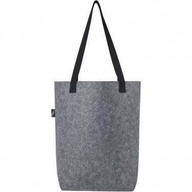 Logotrade corporate gift picture of: Felta GRS recycled felt tote bag with wide bottom 12L