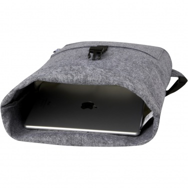 Logotrade promotional merchandise image of: Felta GRS recycled felt roll-top bike bag 13L