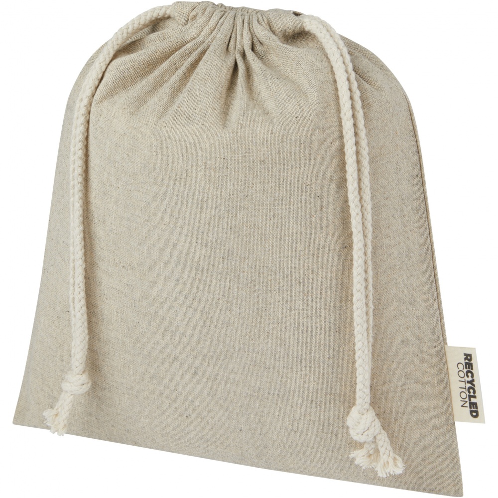 Logotrade promotional gifts photo of: Pheebs 150 g/m² GRS recycled cotton gift bag medium 1.5L