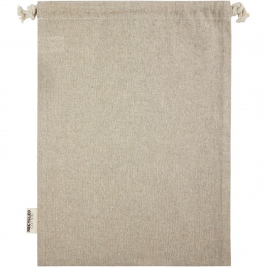 Logotrade promotional gift picture of: Pheebs 150 g/m² GRS recycled cotton gift bag large 4L
