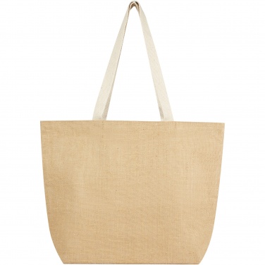 Logo trade promotional merchandise picture of: Juta 300 g/m² jute cooler tote bag 12L