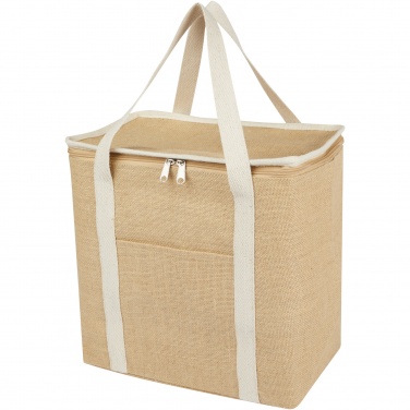 Logotrade promotional gift picture of: Juta 300 g/m² jute cooler bag 19L