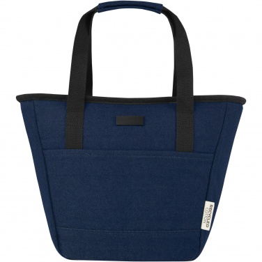 Logotrade promotional item image of: Joey 9-can GRS recycled canvas lunch cooler bag 6L