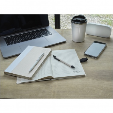Logo trade promotional merchandise photo of: Dairy Dream A5 size reference recycled milk cartons notebook and ballpoint pen set