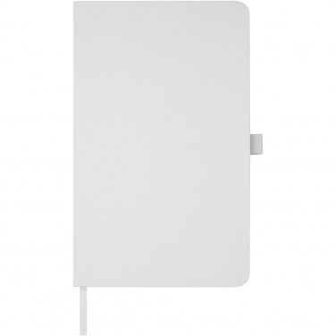 Logo trade promotional giveaway photo of: Fabianna crush paper hard cover notebook