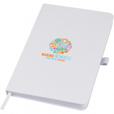 Logotrade promotional merchandise image of: Fabianna crush paper hard cover notebook