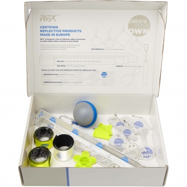 Logo trade promotional giveaway photo of: Reflective products sample box