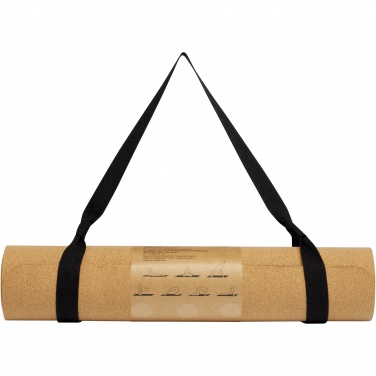Logotrade promotional product image of: Trikona cork yoga mat