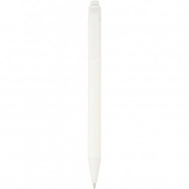 Logo trade promotional merchandise image of: Chartik monochromatic recycled paper ballpoint pen with matte finish