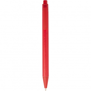 Logo trade business gifts image of: Chartik monochromatic recycled paper ballpoint pen with matte finish