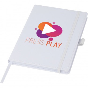Logo trade advertising product photo of: Thalaasa ocean-bound plastic hardcover notebook