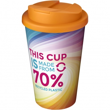 Logo trade promotional products image of: Brite-Americano® Eco 350 ml spill-proof insulated tumbler
