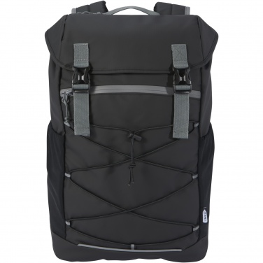 Logo trade promotional gifts picture of: Aqua 15.6" GRS recycled water resistant laptop backpack 23L
