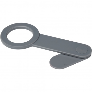 Logo trade promotional giveaway photo of: Hook recycled plastic desktop phone holder