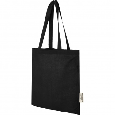 Logotrade advertising products photo of: Madras 140 g/m2 GRS recycled cotton tote bag 7L