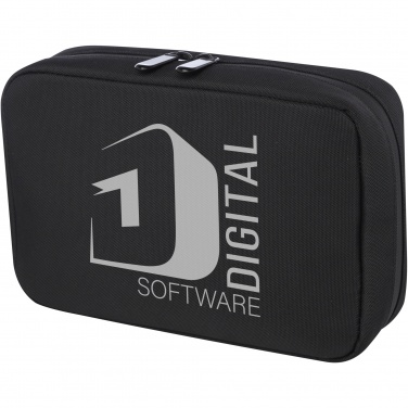 Logo trade promotional merchandise image of: Rise GRS recycled organiser pouch  