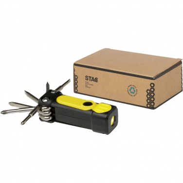 Logotrade business gift image of: Octo 8-in-1 RCS recycled plastic screwdriver set with torch
