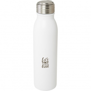 Logo trade business gift photo of: Harper 700 ml RCS certified stainless steel water bottle with metal loop