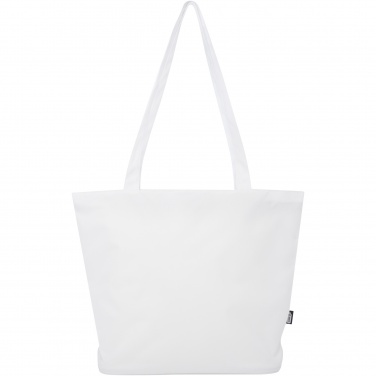 Logo trade business gifts image of: Panama GRS recycled zippered tote bag 20L