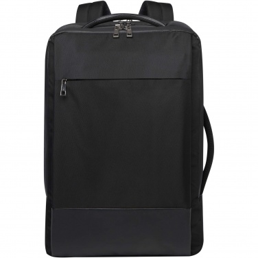 Logo trade promotional merchandise image of: Expedition Pro 17" GRS recycled expandable laptop backpack 35L