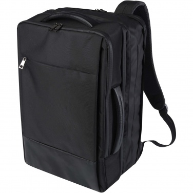 Logotrade corporate gift picture of: Expedition Pro 17" GRS recycled expandable laptop backpack 35L