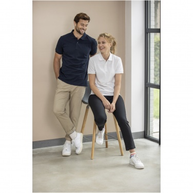 Logo trade promotional merchandise image of: Emerald short sleeve unisex Aware™ recycled polo