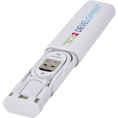 Logo trade promotional gifts image of: Whiz recycled plastic modular charging cable 