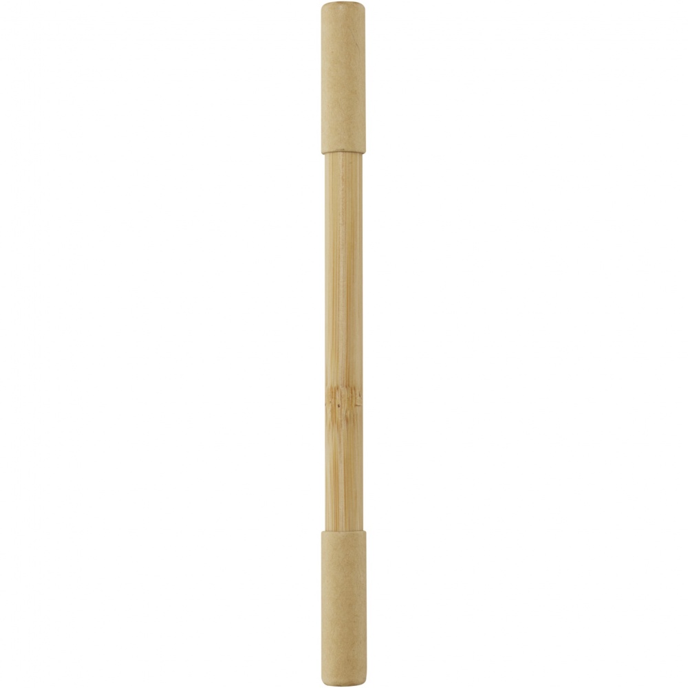 Logo trade corporate gift photo of: Samambu bamboo duo pen