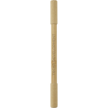 Logotrade promotional product image of: Samambu bamboo duo pen