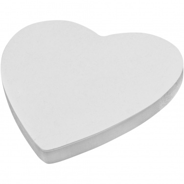 Logo trade promotional items picture of: Sticky-Mate® heart-shaped recycled sticky notes