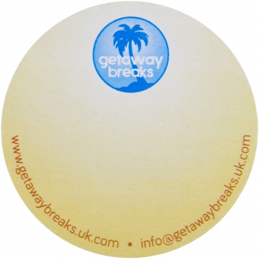 Logo trade promotional items picture of: Sticky-Mate® circle-shaped recycled sticky notes