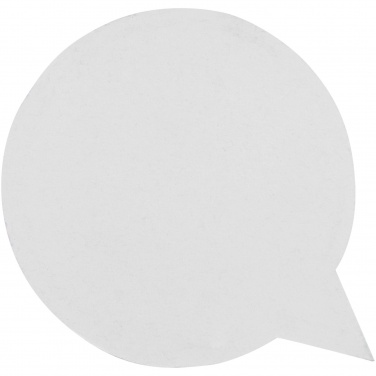 Logotrade promotional giveaways photo of: Sticky-Mate® speech bubble-shaped recycled sticky notes