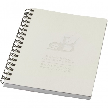 Logo trade business gifts image of: Desk-Mate® A6 colour spiral notebook