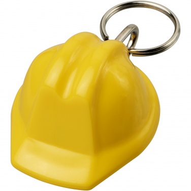 Logotrade promotional products photo of: Kolt hard hat-shaped recycled keychain