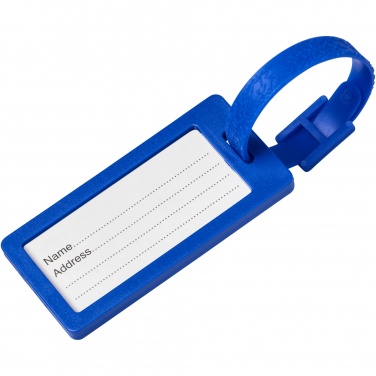 Logo trade corporate gift photo of: River recycled window luggage tag
