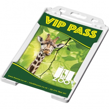 Logo trade corporate gifts picture of: Pierre recycled plastic card holder 