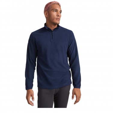 Logo trade promotional giveaways picture of: Himalaya men's quarter zip fleece jacket