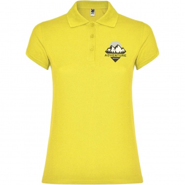 Logo trade promotional giveaways picture of: Star short sleeve women's polo