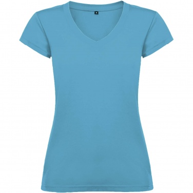 Logo trade corporate gift photo of: Victoria short sleeve women's v-neck t-shirt