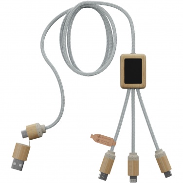 Logo trade promotional giveaways image of: SCX.design C49 5-in-1 charging cable