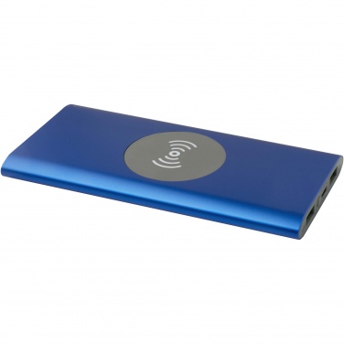 Logotrade promotional item image of: Juice 8000 mAh Type-C recycled aluminium wireless power bank