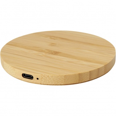 Logotrade corporate gifts photo of: Essence 15W bamboo wireless charging pad