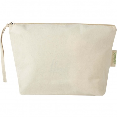 Logotrade promotional products photo of: Orissa 180 g/m² organic large accessory pouch 3L
