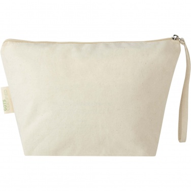 Logo trade business gift photo of: Orissa 180 g/m² organic large accessory pouch 3L