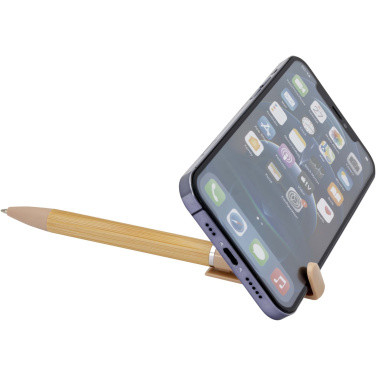 Logo trade promotional gifts image of: Delfina phone holder pen