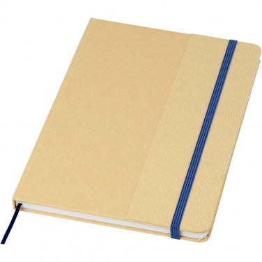 Logo trade promotional giveaway photo of: Nelida A5 recycled cardboard hard cover notebook